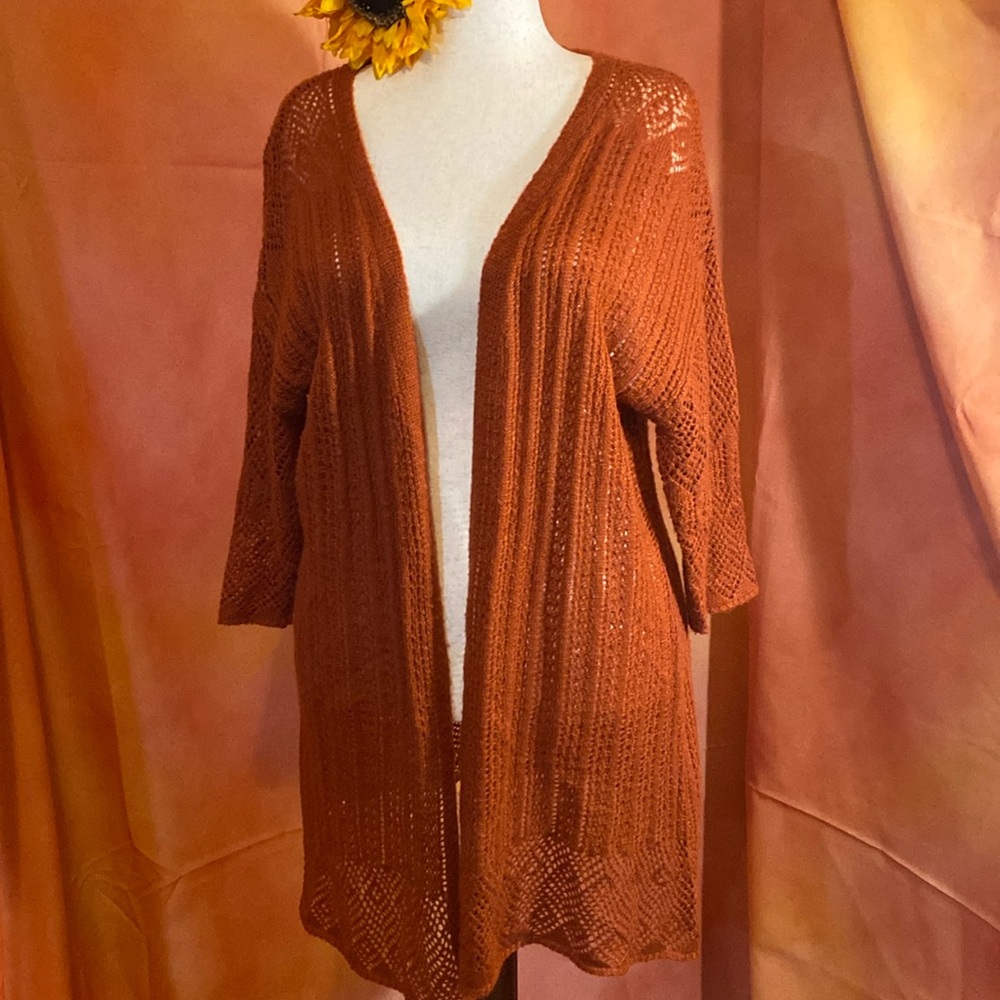 Charmed Hearts cardigan sweater.